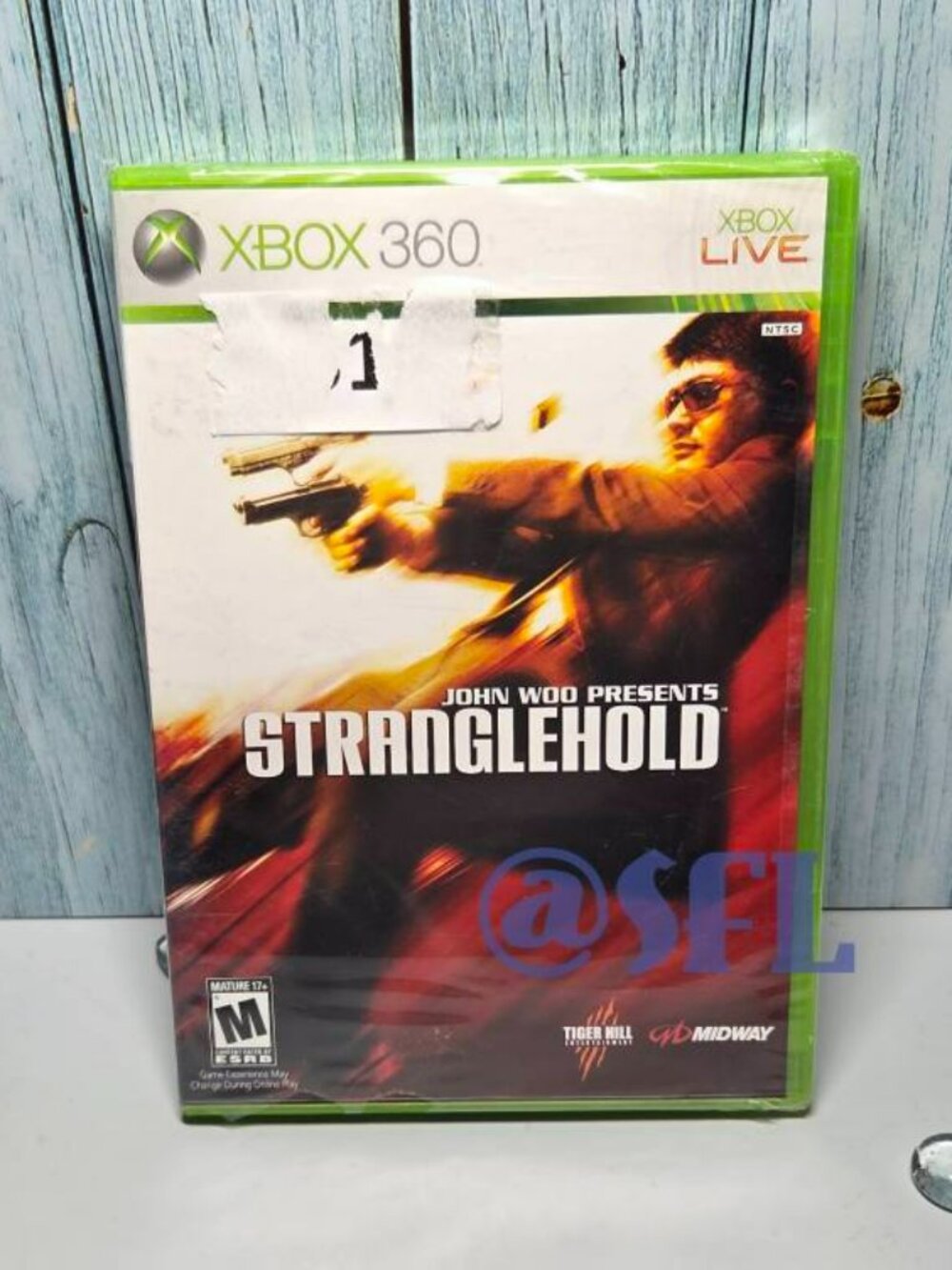 Sealed Xbox 360 John Woo Presents Stranglehold Shooting Action Video Game